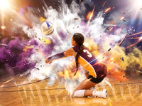 Jazz it up Volleyball