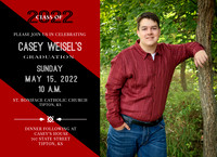 Grad Card Casey Weisel Senior 2022