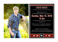 Grad Card Kaden Senior 2019